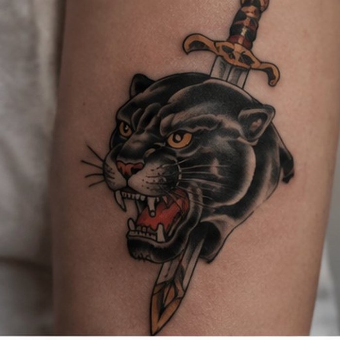 Black & Grey Realism cover-up pattern